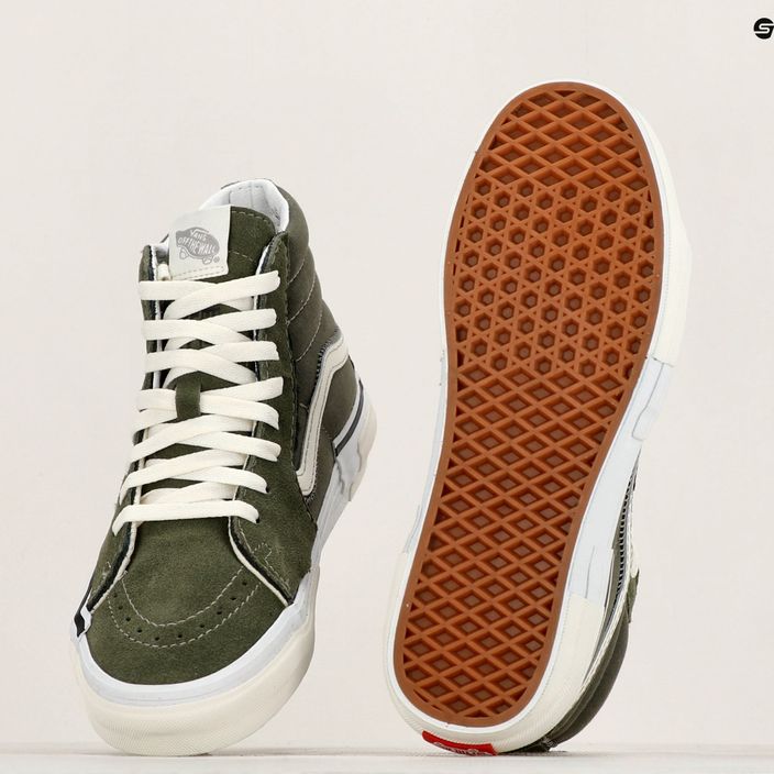 Boty Vans SK8-Hi Reconstruct olive camo 10