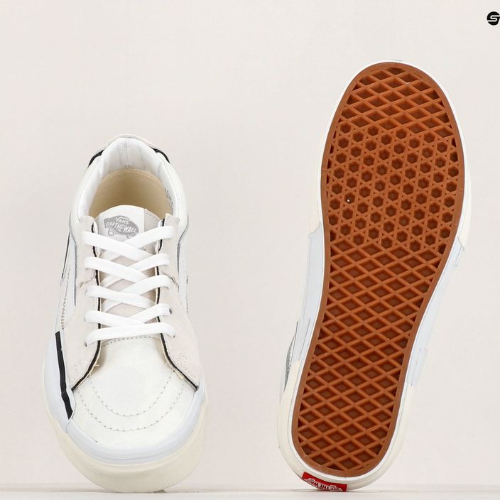 Boty Vans SK8-Low Reconstruct true white 10