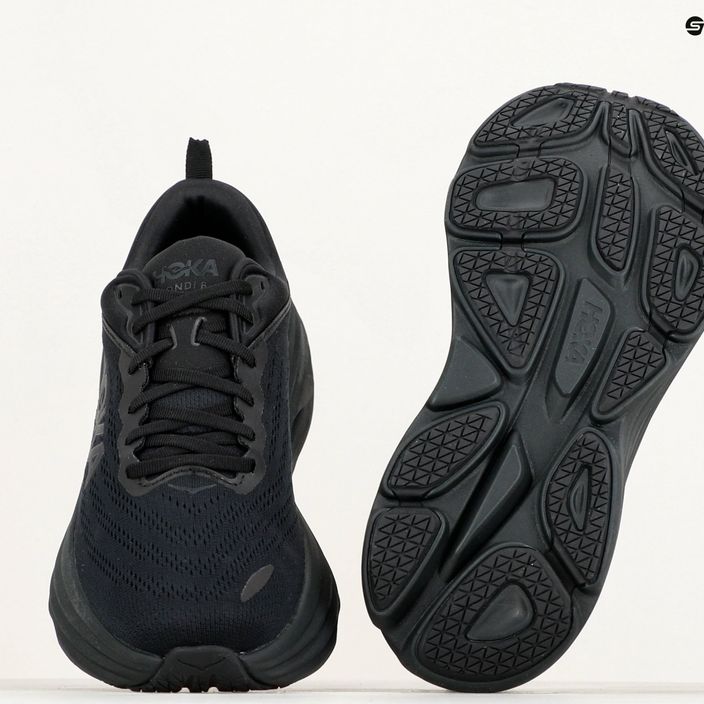 Pánské běžecké boty  HOKA Bondi 8 Wide black/black 9