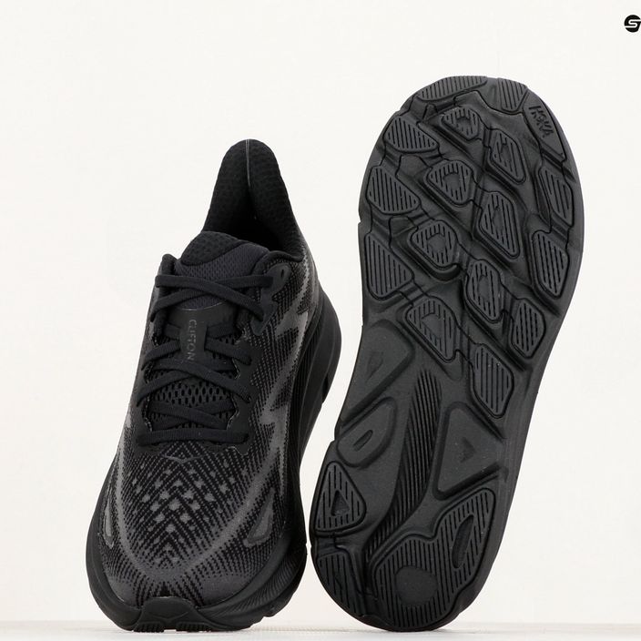 Pánské běžecké boty  HOKA Clifton 9 black/black 9