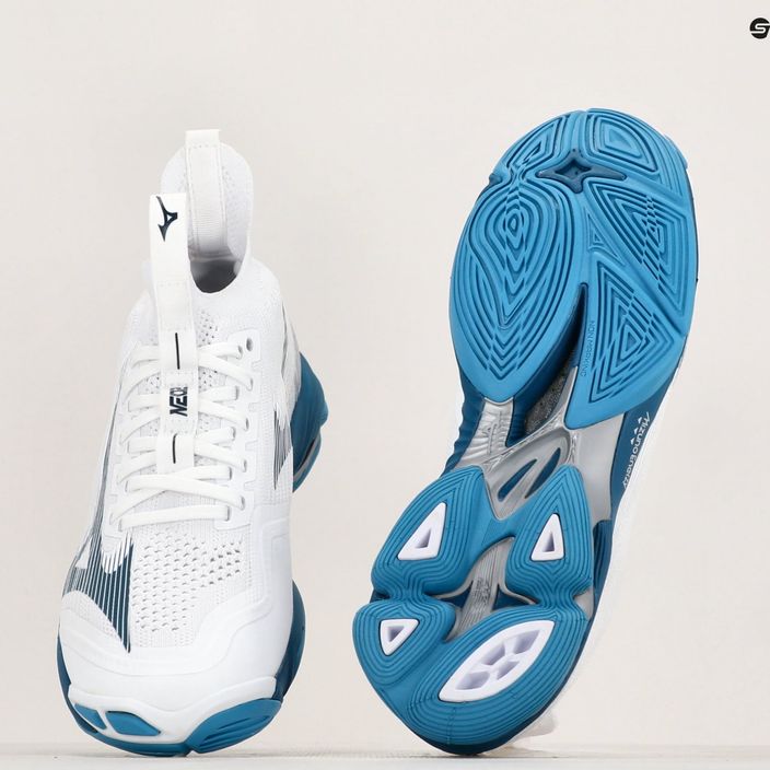 Pánské volejbalové boty Mizuno Wave Lightning Neo2 white/sailor blue/silver 9