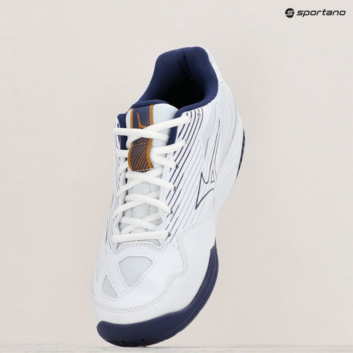 Pánské boty na volejbal Mizuno Cyclone Speed 4 white/blueribbon/mp gold 9
