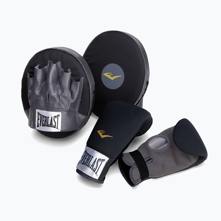 Boxerská souprava rukavice+ štíty Everlast Core Fitness Kit černá EV6760 7