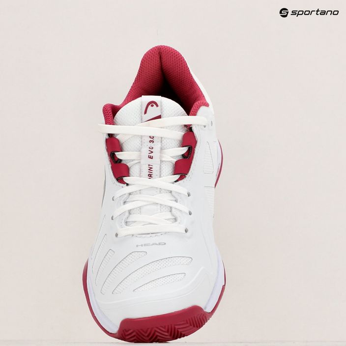 Dámské tenisové boty  HEAD Sprint Evo 3.0 Clay white/berry 9