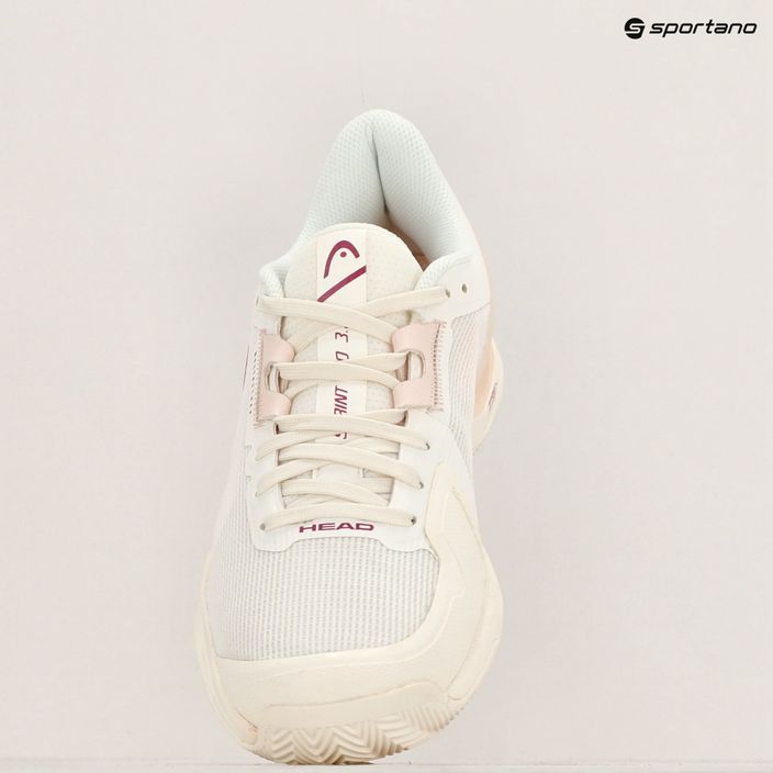Dámské tenisové boty HEAD Sprint Pro 3.5 Clay chalk white/purple 9