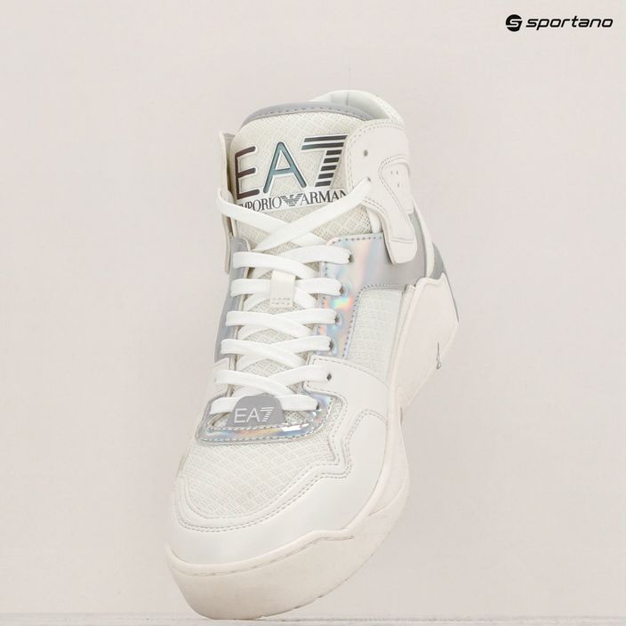Boty EA7 Emporio Armani Basket Mid white/iridescent 9