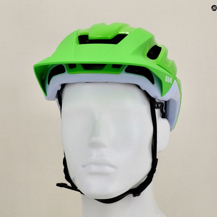 Cyklistická helma KASK Caipi lime 11