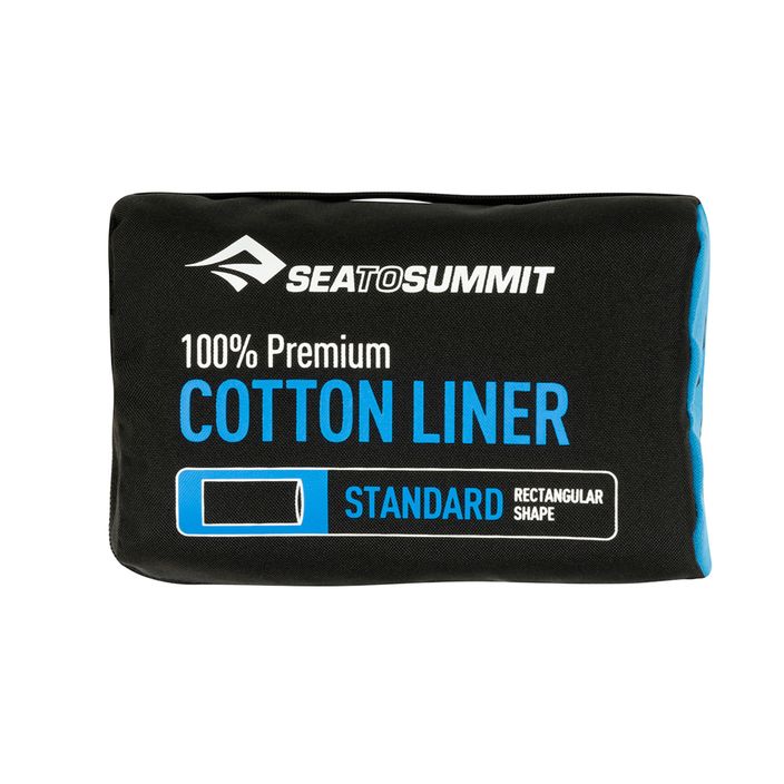 Vložka do spacáku Sea to Summit Premium Cotton Travel Liner tmavě modrá ASTDOSNB 2