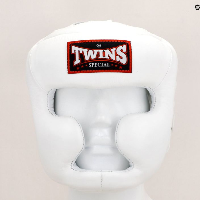 Boxerská helma  Twins Special Sparingowy white 9