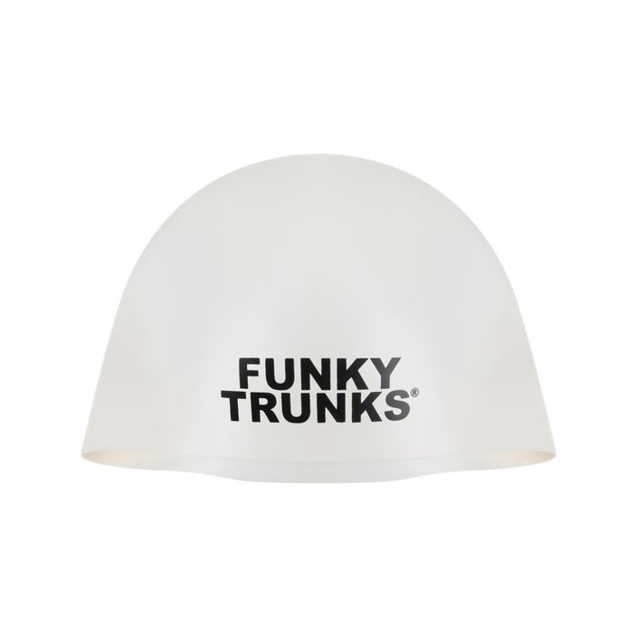 FUNKY TRUNKS Dome Racing plavecká čepice bílá FT980039200 2