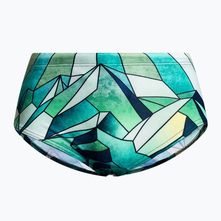 FUNKY TRUNKS Dětské plavky Sidewinder zelenomodré FTS010B7131024