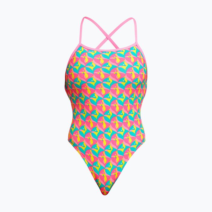 Funkita dámské jednodílné plavky Strapped In One Piece foxy friends 4