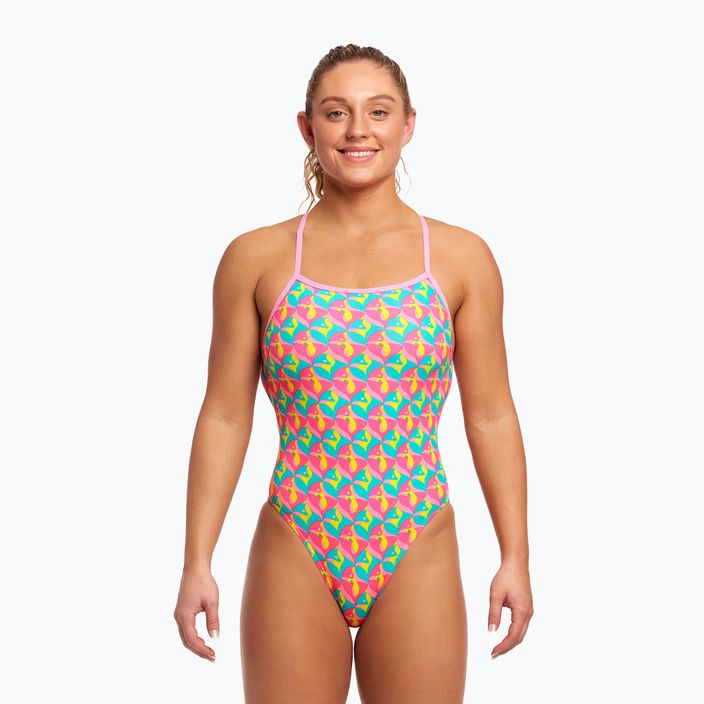 Funkita dámské jednodílné plavky Strapped In One Piece foxy friends 5