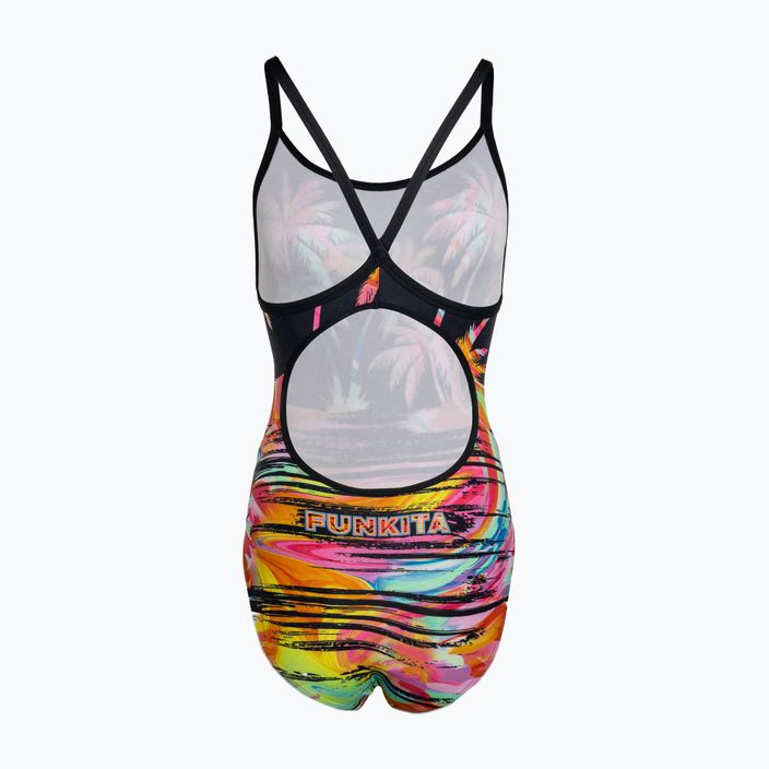 Dámské jednodílné plavky Funkita Diamond Back One Piece sunset city 2