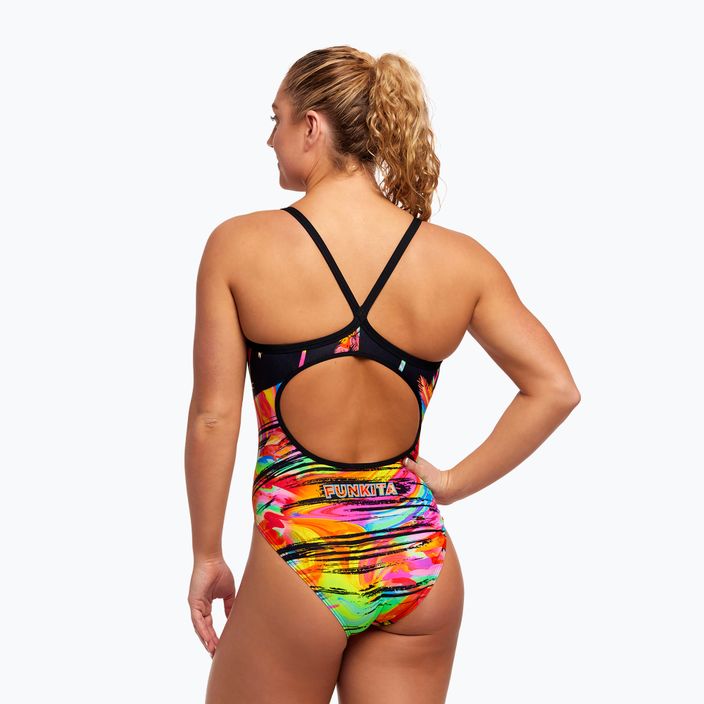 Dámské jednodílné plavky Funkita Diamond Back One Piece sunset city 8