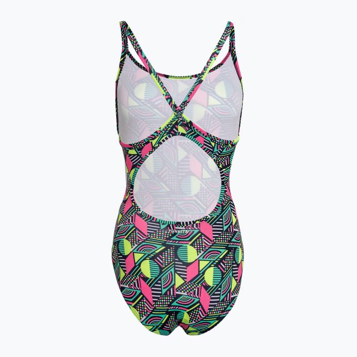 Dámské jednodílné plavky Funkita Diamond Back One Piece dot matrix 2