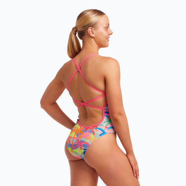 Funkita Strapped In One Piece dámské plavky poka palm 3