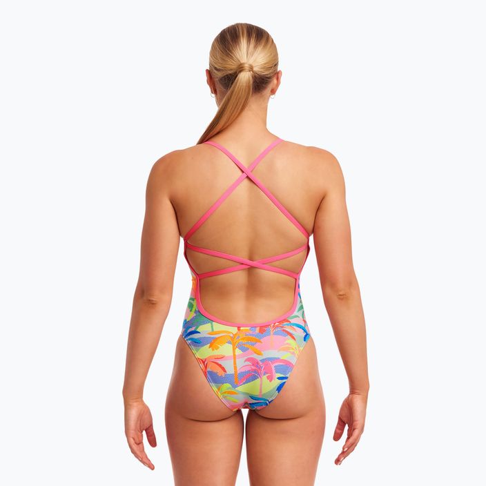 Funkita Strapped In One Piece dámské plavky poka palm 4