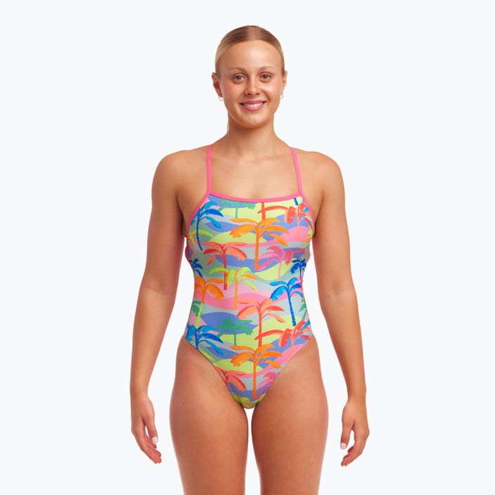 Funkita Strapped In One Piece dámské plavky poka palm 5