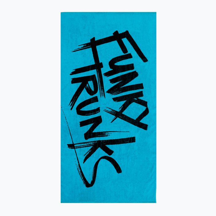 Funky Trunks Bavlněný žakárový ručník označený modrou barvou 4