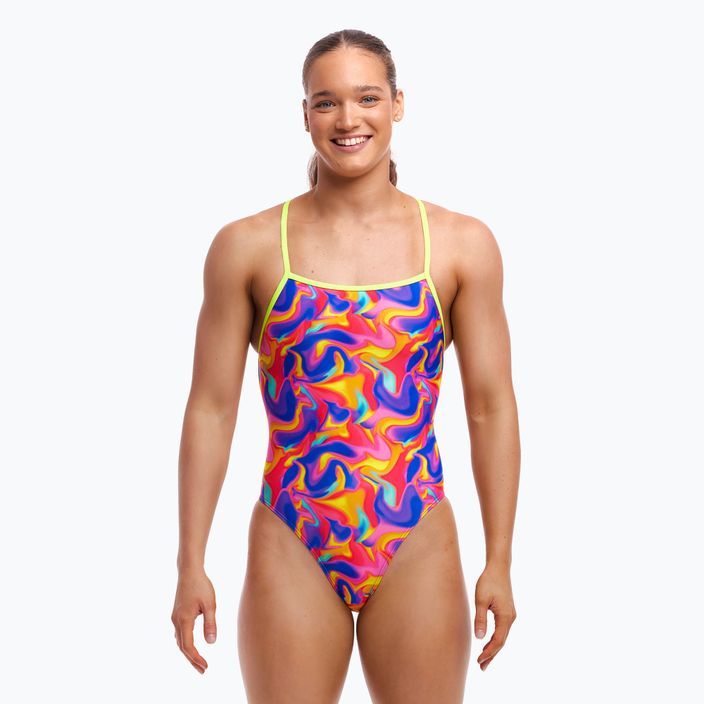 Dámské jednodílné plavky Funkita Strapped In One Piece summer swirl 2