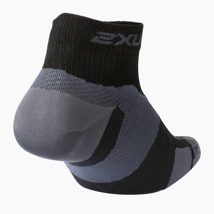 2XU Vectr Ultralght 1/4 Crew sportovní ponožky černé UA5046E 2