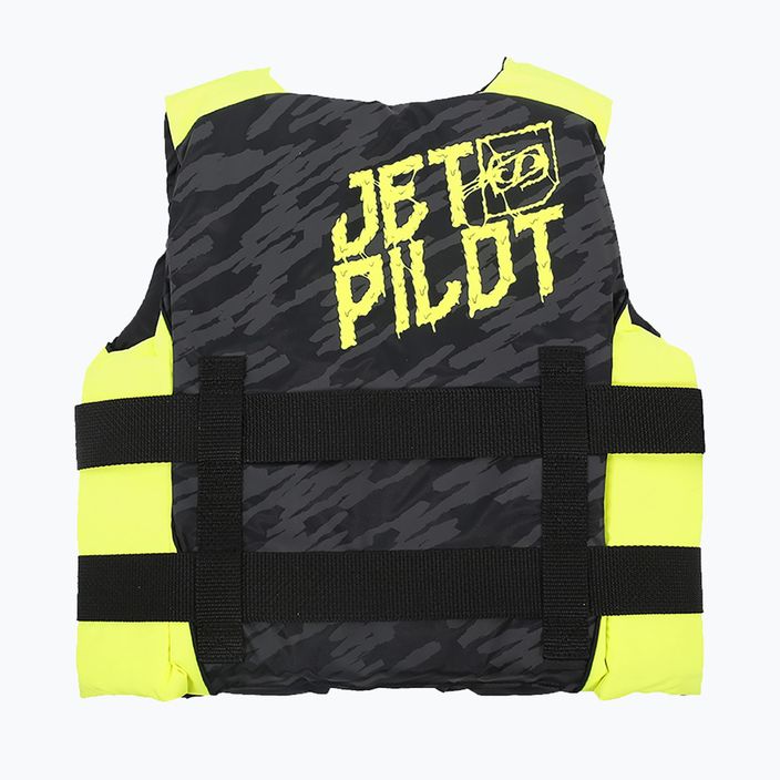 Jetpilot Cause Teen Neo dětská plovací vesta černo-žlutá 1908412 2