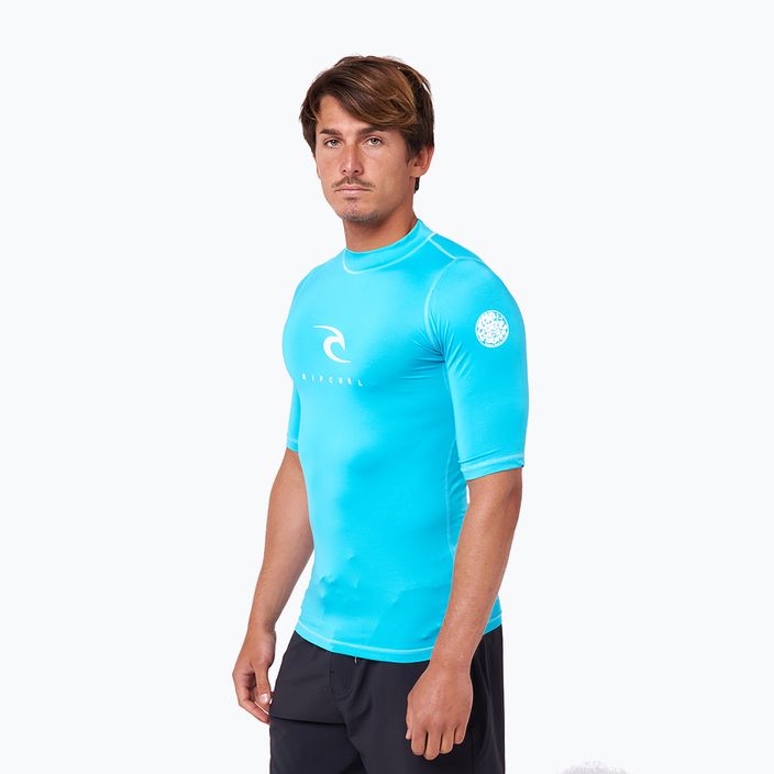 Rip Curl Corps SSL UV pánské tričko s krátkým rukávem modré WLE3KM