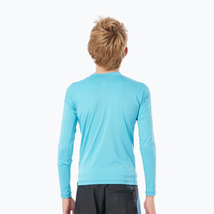 Tričko s dlouhým rukávem Rip Curl Corp LSL UV modrá WLY3EB 2