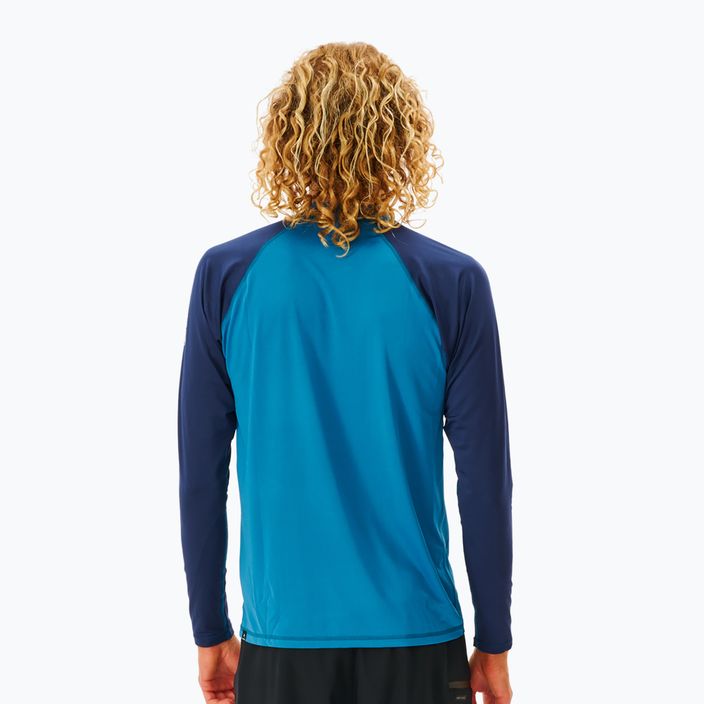 Pánské plavecké tričko Rip Curl Shockwaves 70 modrý 12MMRV 2