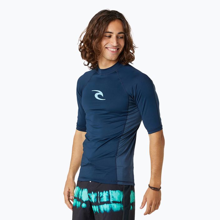 Pánské plavecké tričko Rip Curl Waves Upf Perf S/S dark navy 3