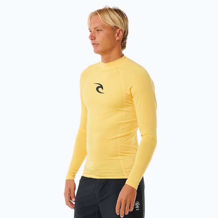 Pánské plavecké tričko Longsleeve Rip Curl Waves Upf Perf L/S  yellow 3