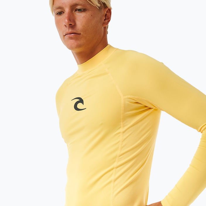 Pánské plavecké tričko Longsleeve Rip Curl Waves Upf Perf L/S  yellow 5