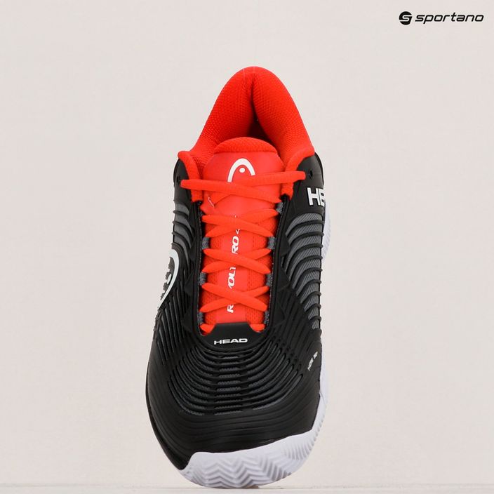 Pánské  tenisové boty  HEAD Revolt Pro 4.5 Clay black/red 11