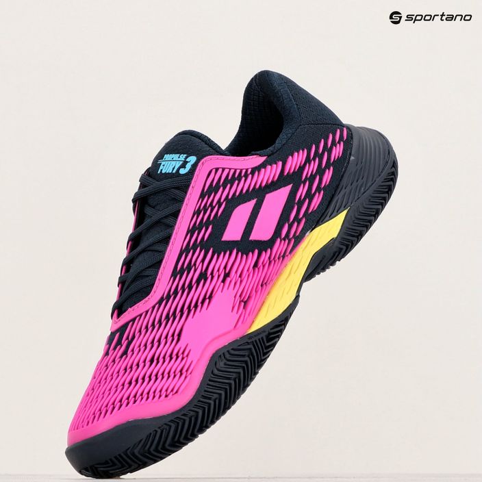 Pánské tenisové boty  Babolat Propulse Fury 3 Clay dark blue/pink aero 15