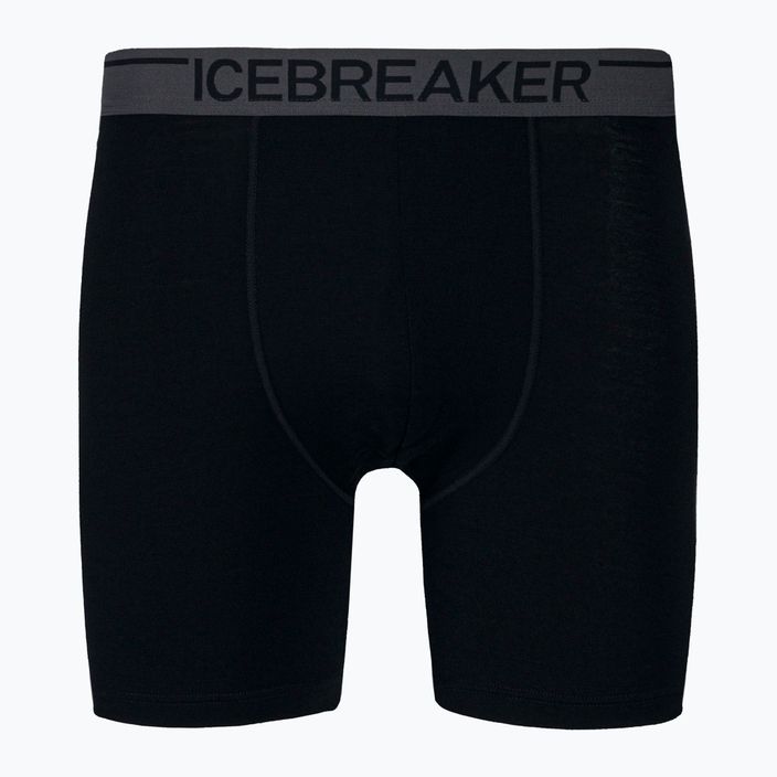 Pánské boxerky icebreaker Anatomica 001 černé IB1030290101