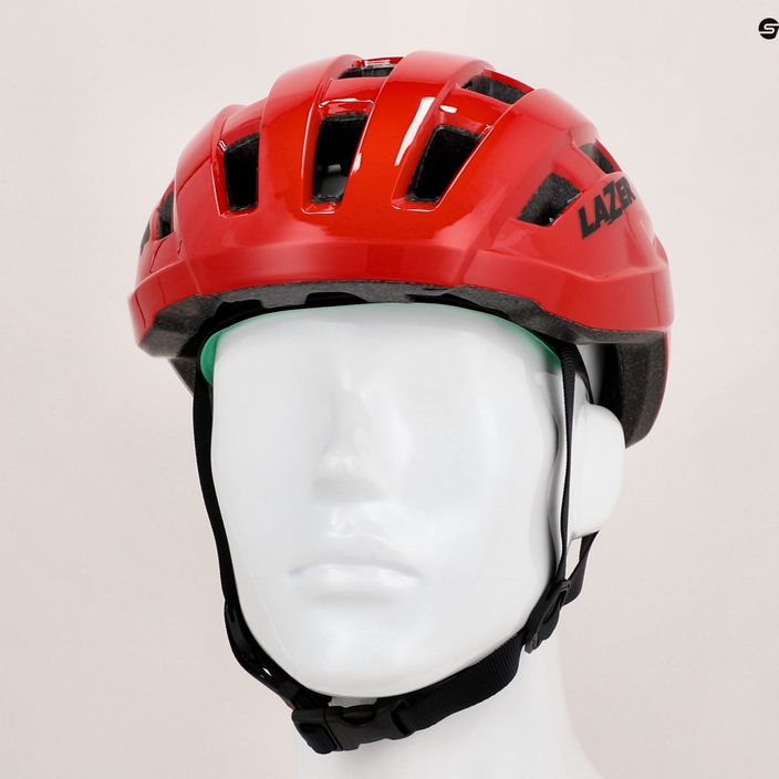 Cyklistická helma  Lazer Tempo KinetiCore red 3