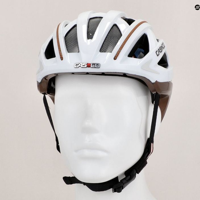 Cyklistická přilba CASCO Cuda 2 Strada white/mocca 9