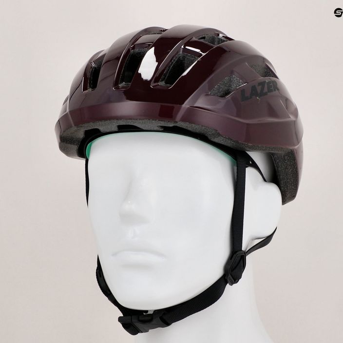 Cyklistická helma  Lazer Tempo KinetiCore cosmic berry 3