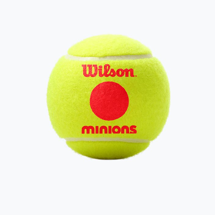 Sada dětských tenisových míčků-3ks. Wilson Minions Stage 3 žlutá WR8202701 3