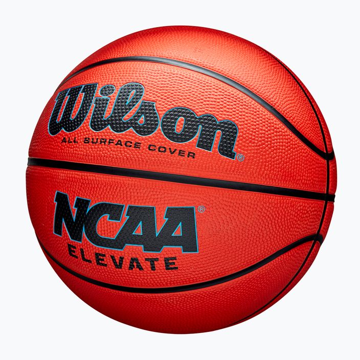 Basketbalový míč  Wilson NCAA Elevate orange/black velikost 7 3