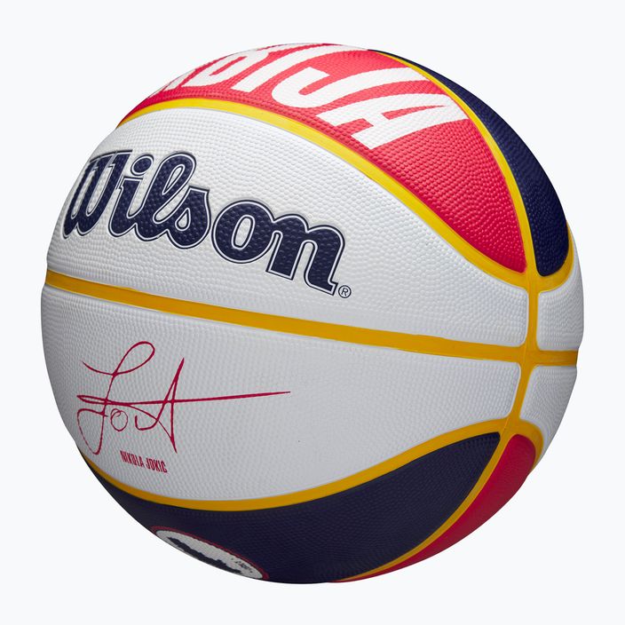Basketbalový míč  Wilson NBA Player Local Jokic blue velikost 7 3