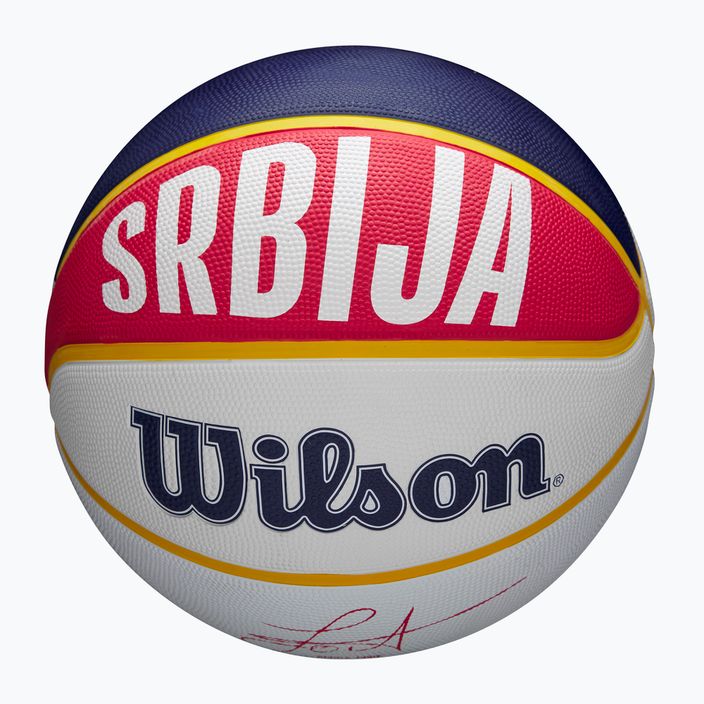 Basketbalový míč  Wilson NBA Player Local Jokic blue velikost 7 4