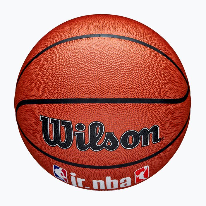 Basketbalový míč  Wilson NBA JR Fam Logo Indoor Outdoor brown velikost 7 4