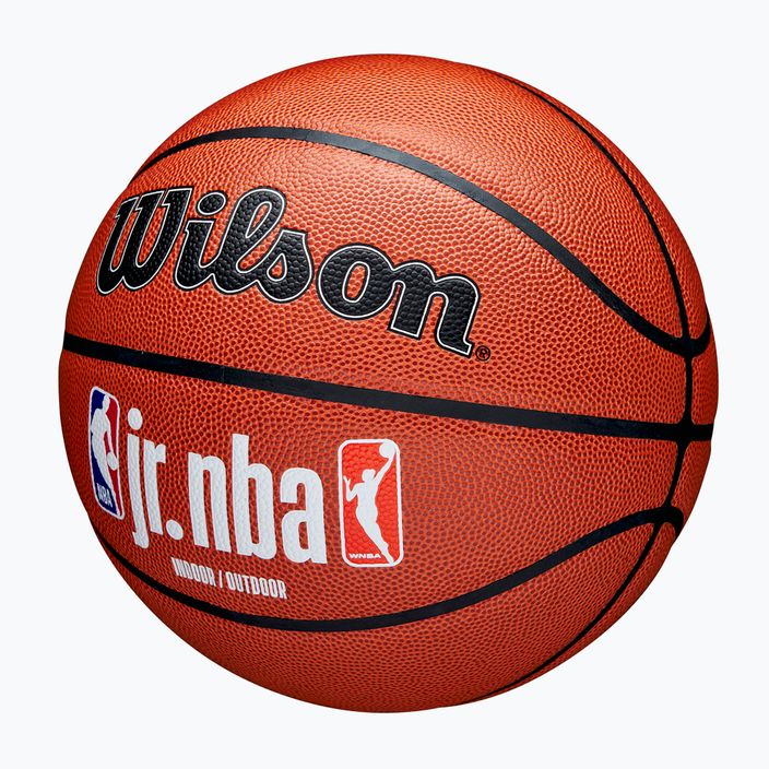 Basketbalový míč  Wilson NBA JR Fam Logo Indoor Outdoor brown velikost 6 3