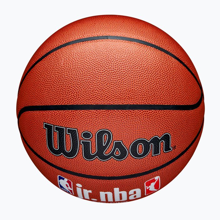 Basketbalový míč  Wilson NBA JR Fam Logo Indoor Outdoor brown velikost 6 4