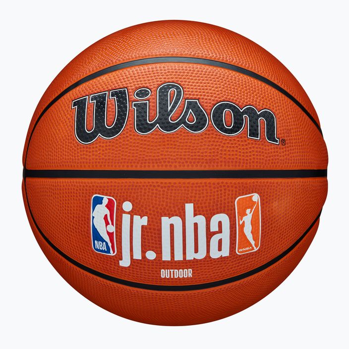 Basketbalový míč  Wilson NBA JR Fam Logo Authentic Outdoor brown velikost 7
