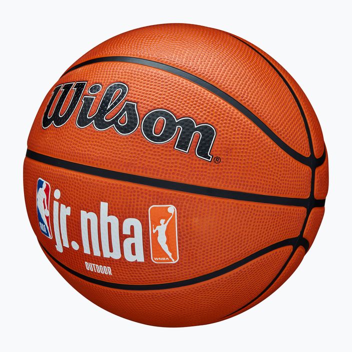 Basketbalový míč  Wilson NBA JR Fam Logo Authentic Outdoor brown velikost 7 3