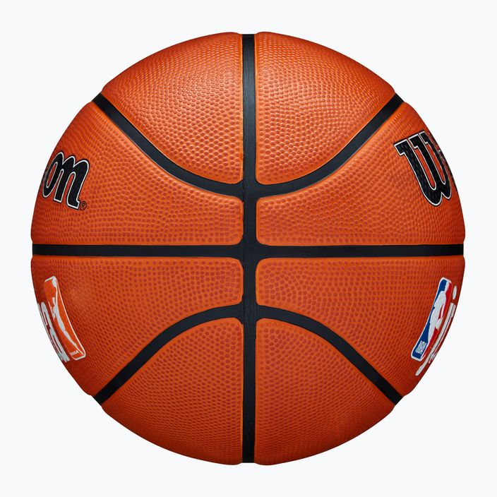 Basketbalový míč  Wilson NBA JR Fam Logo Authentic Outdoor brown velikost 7 6
