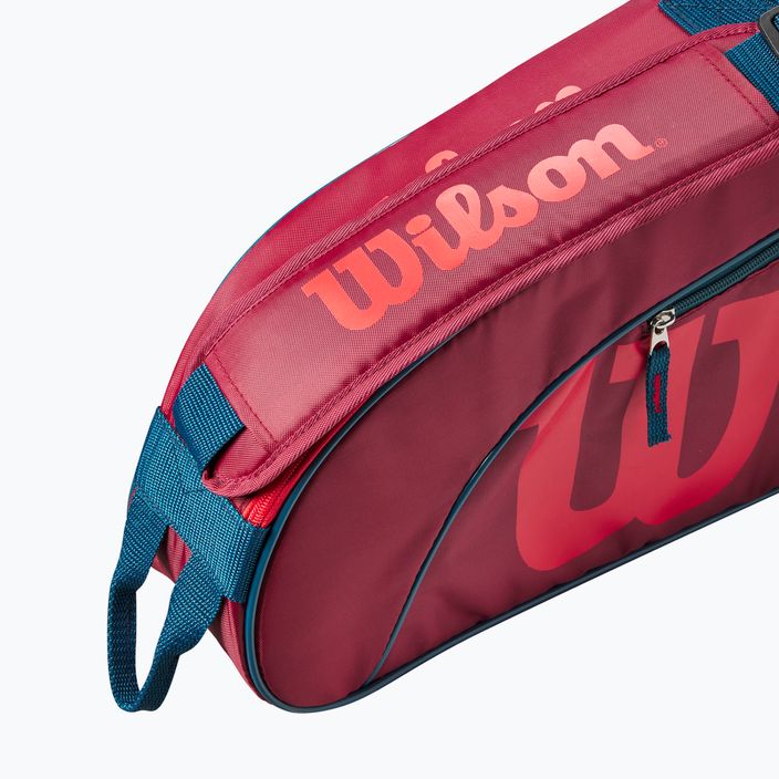 Wilson Junior 3 Pack dětská tenisová taška červená WR8023903001 3